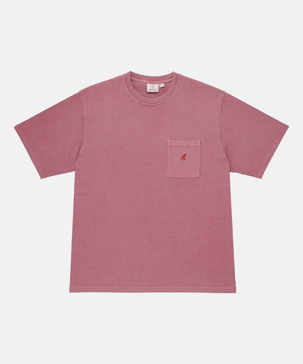 Gramicci One Point Pocket Tee in Red Pigment