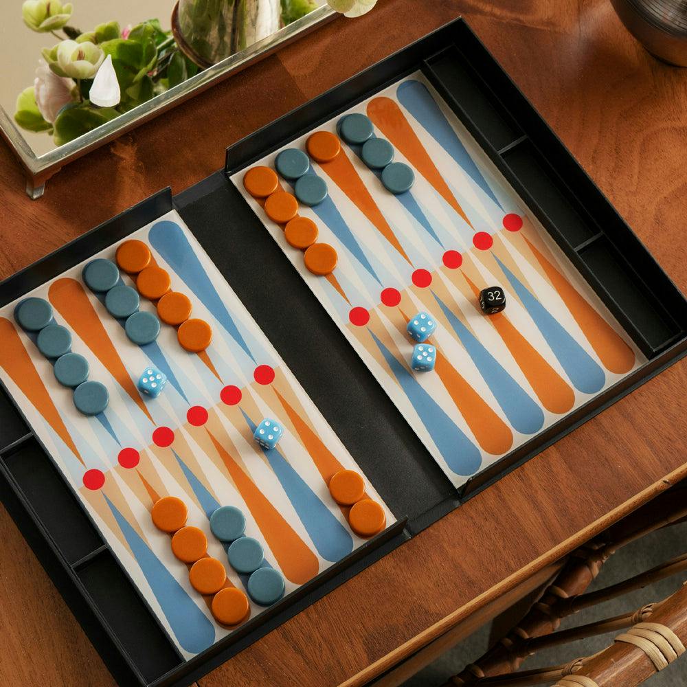 Printworks Classic Art of Backgammon-Anthracite Grey