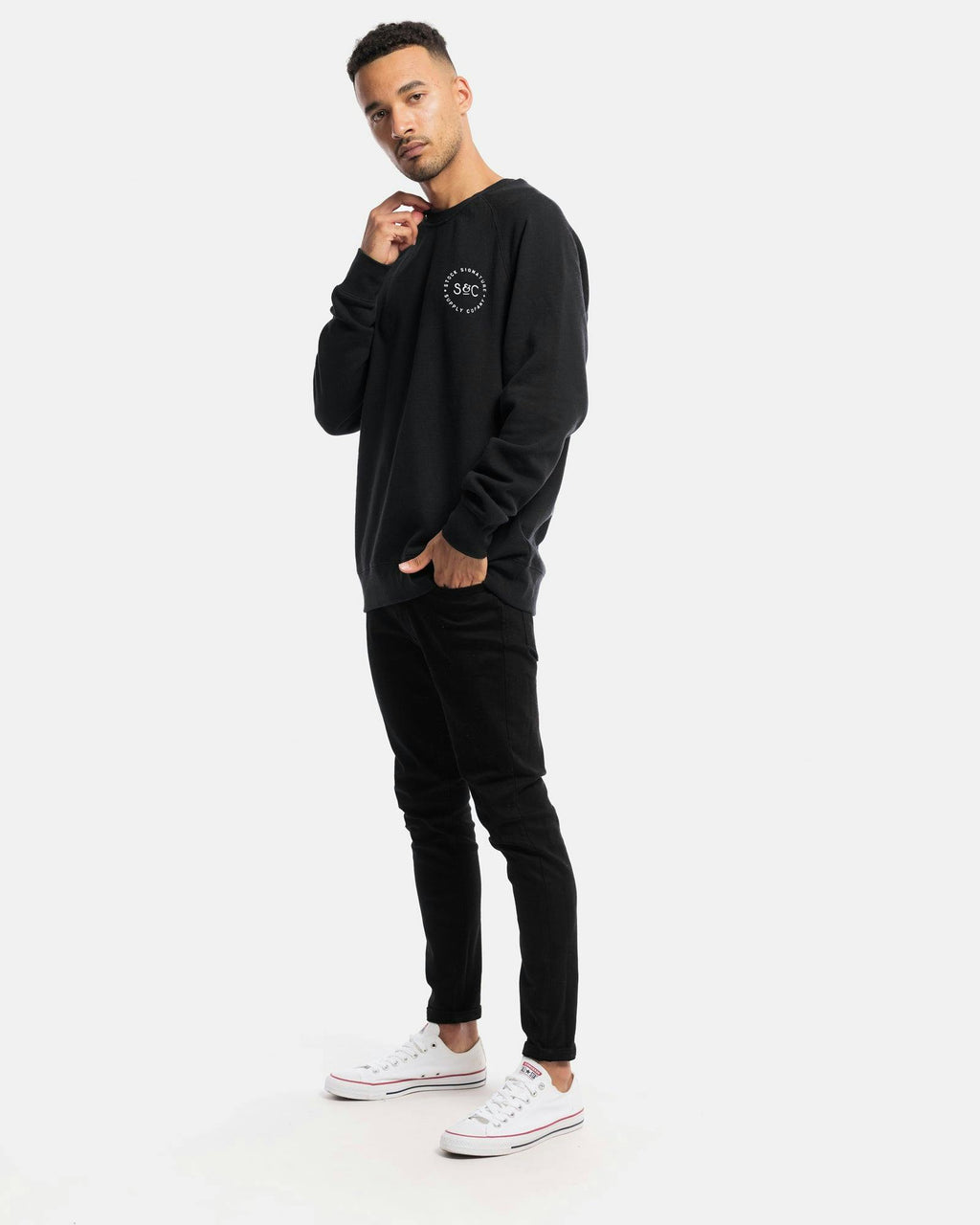 Stamped Signet Crewneck