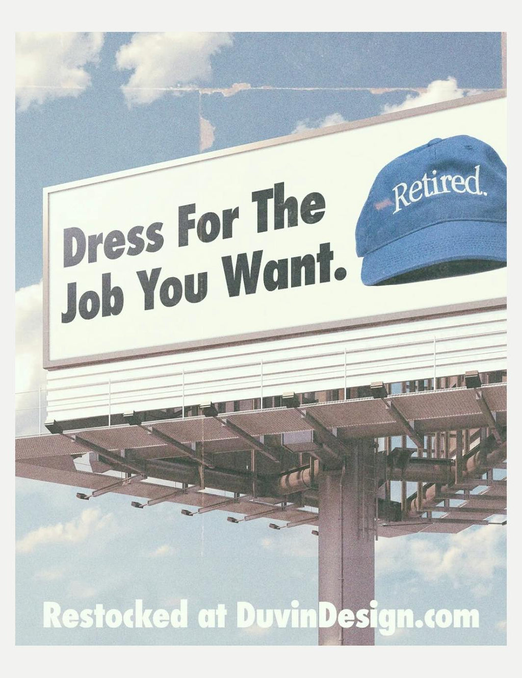 Retired Hat Blue