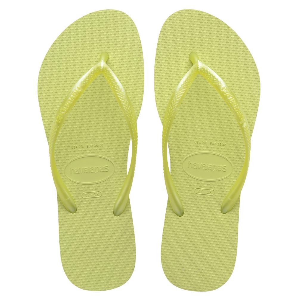 Slim Metallic Thongs