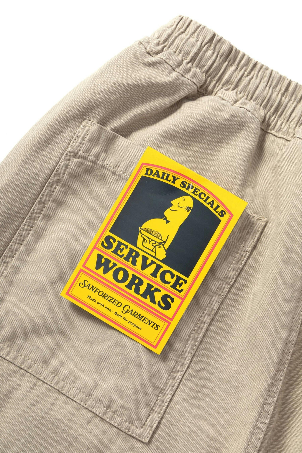 Service Works Classic Chef Pants in Stone