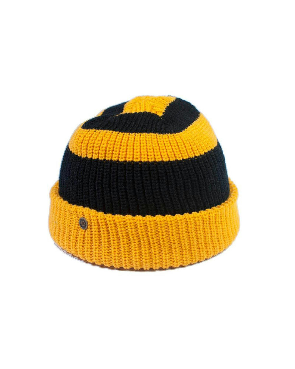 The Wally Knit Beanie – Yellow and Black