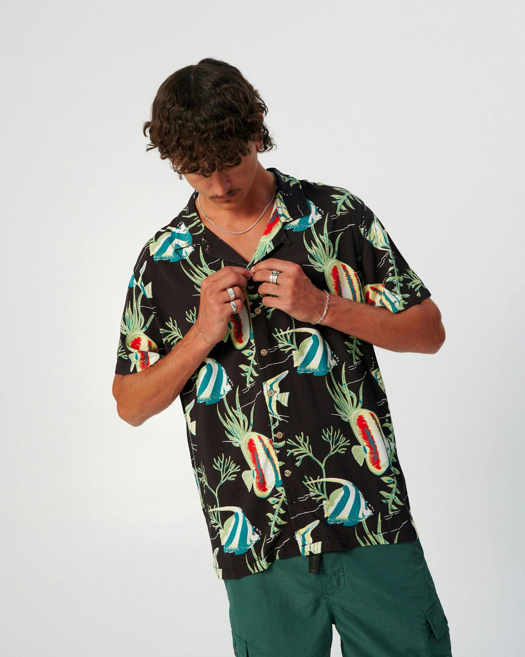 Gilligans Resort Shirt - Black