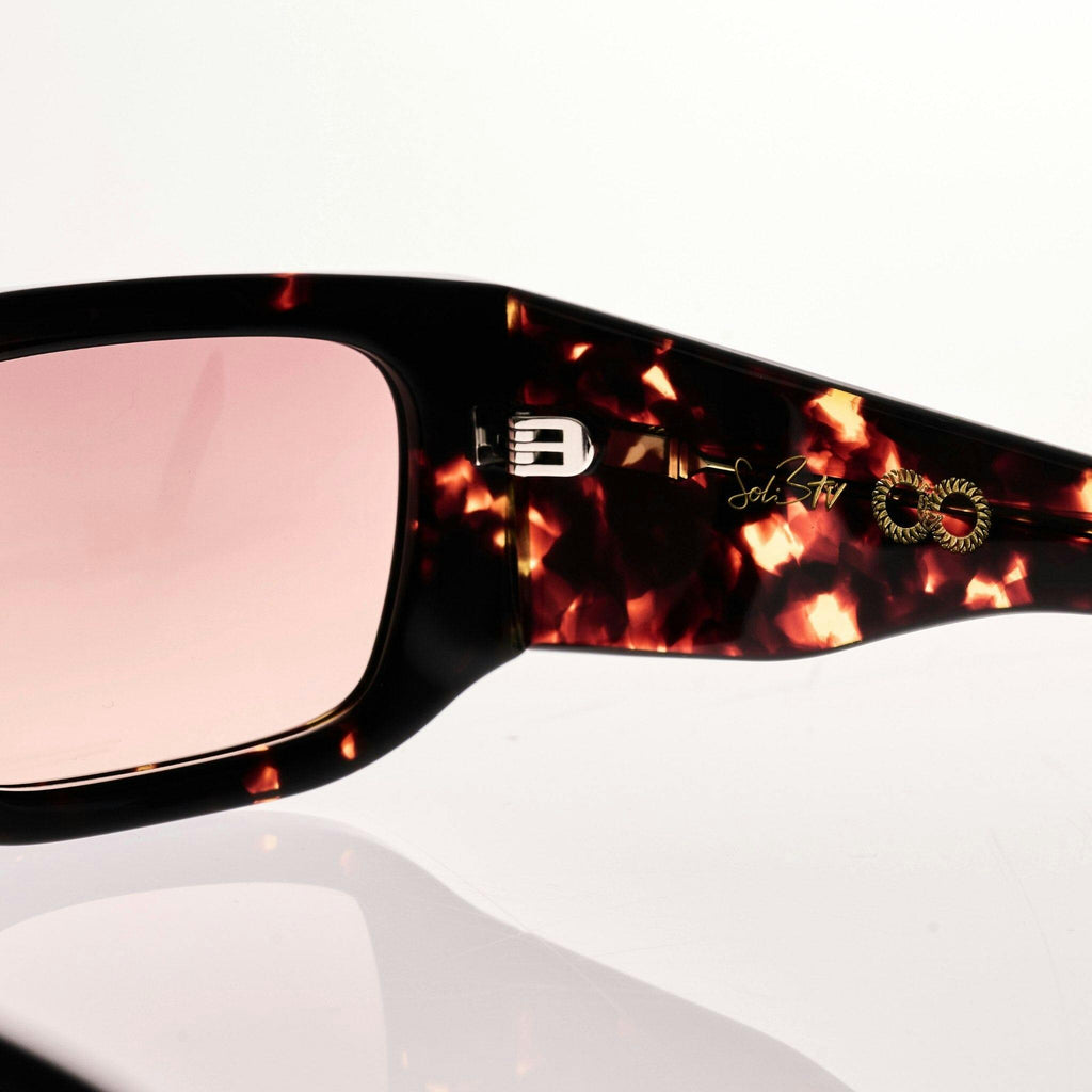 SoliTV Gloss Havana Tort | Rose Gradient Bio Lens
