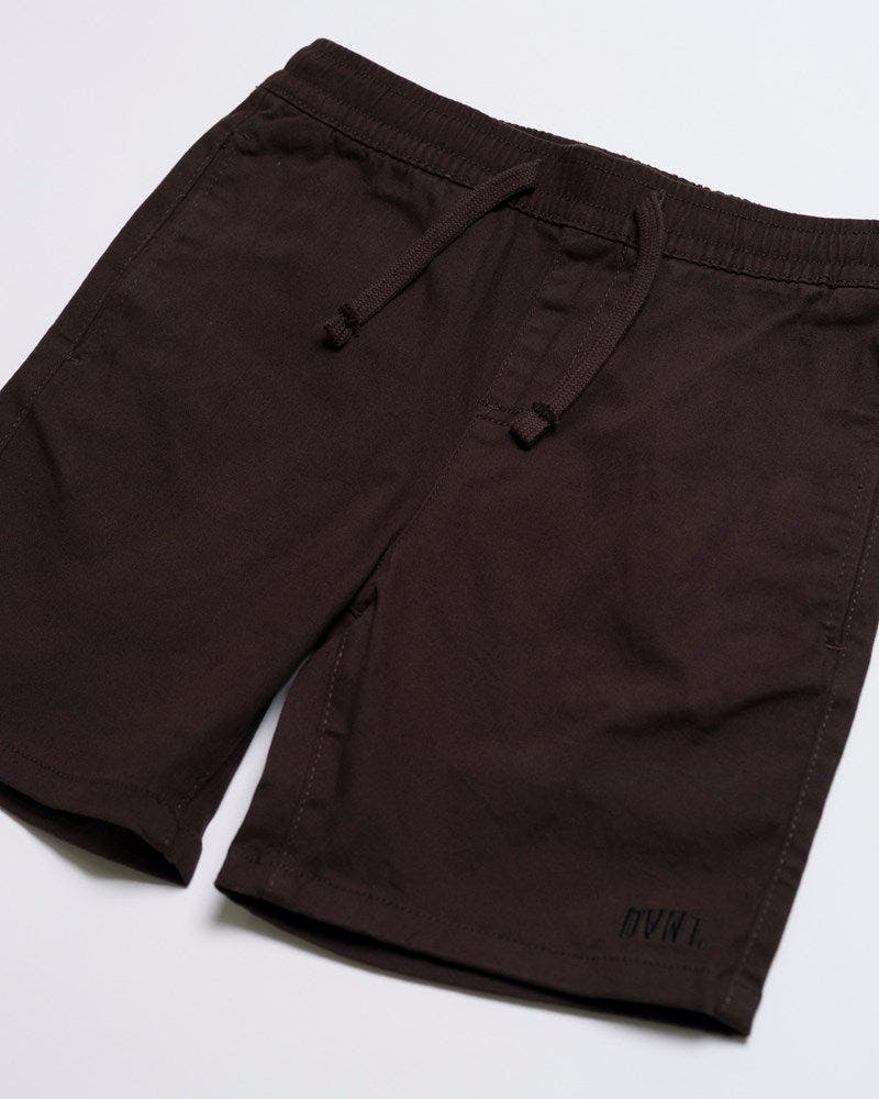 Drop Embroidery Elastic Waist Stretch Short - Youth