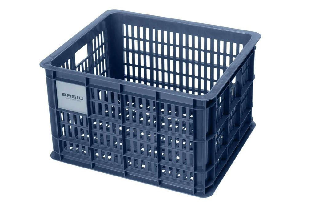 Bicycle Crate Medium 29.5L Bluestone
