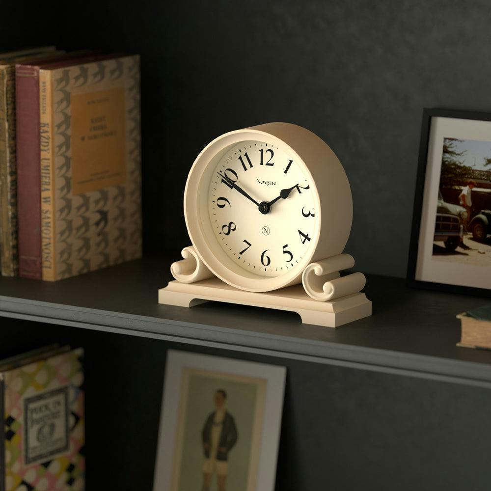 Newgate Divisadero Mantel Clock-Vanilla Cream