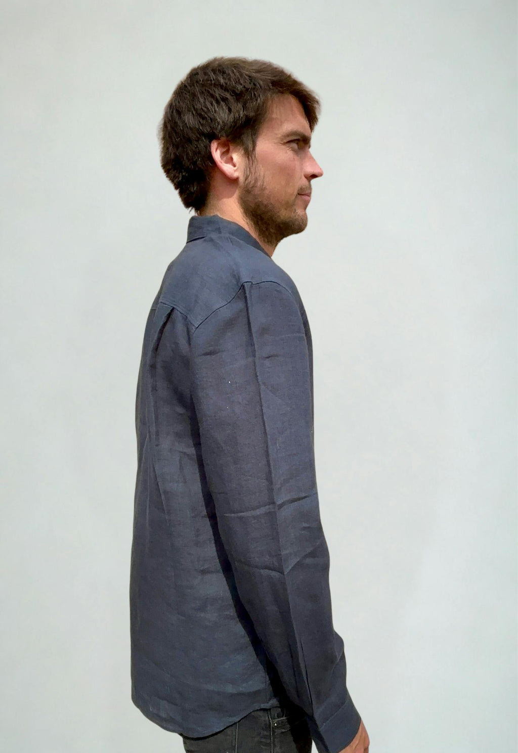 Linen Shirt Navy