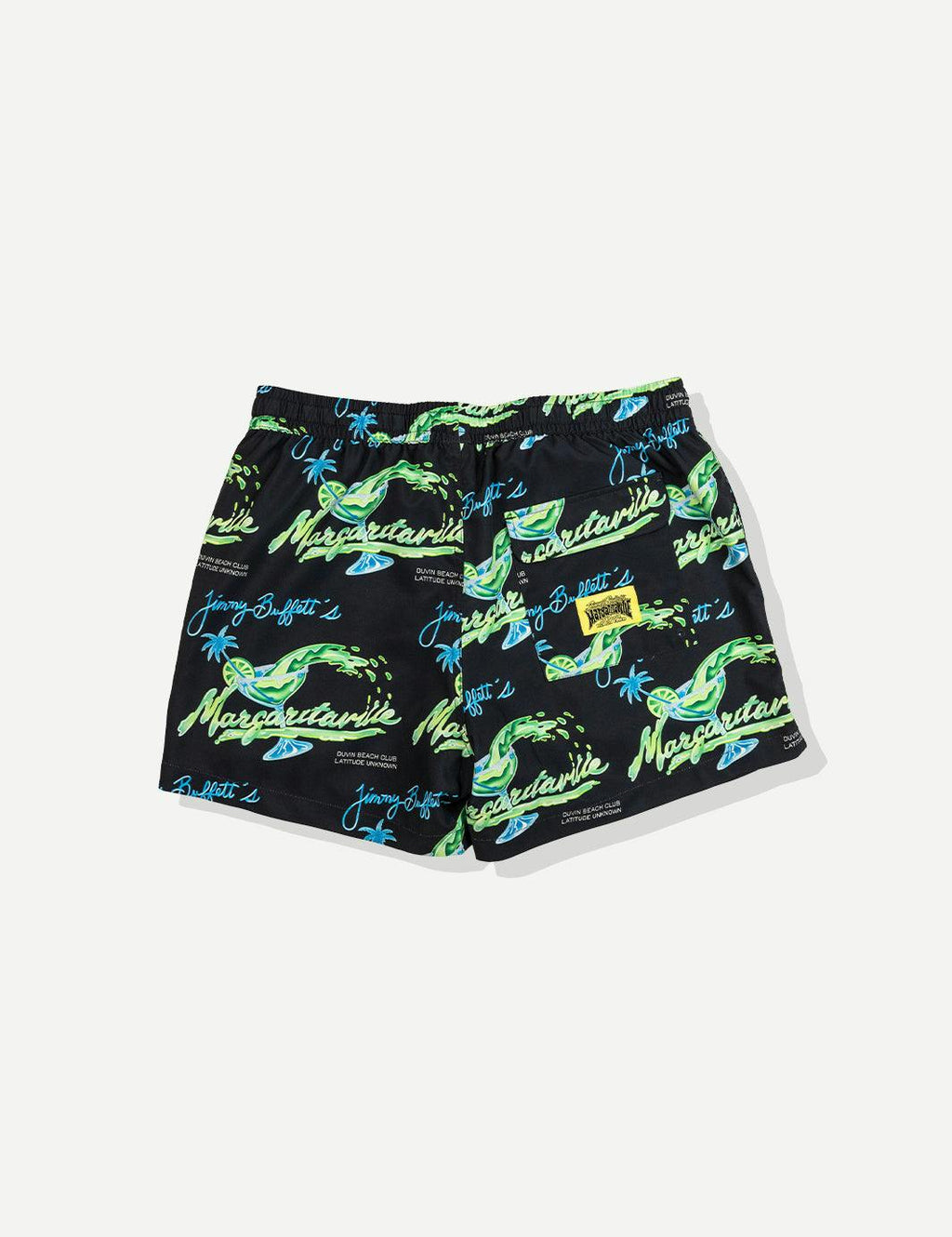 Duvin x Margaritaville Glass Swim Short - Black