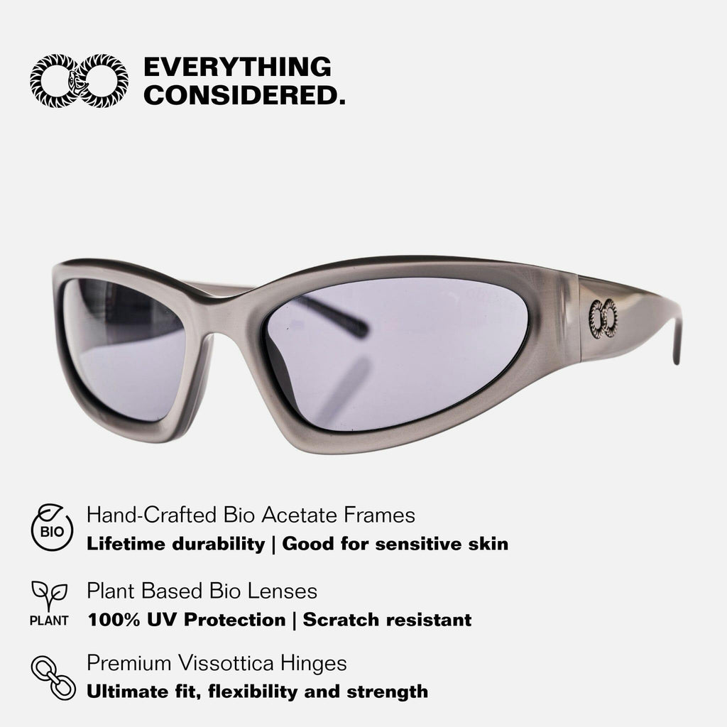 TOMB Chrome | Grey Bio Lens