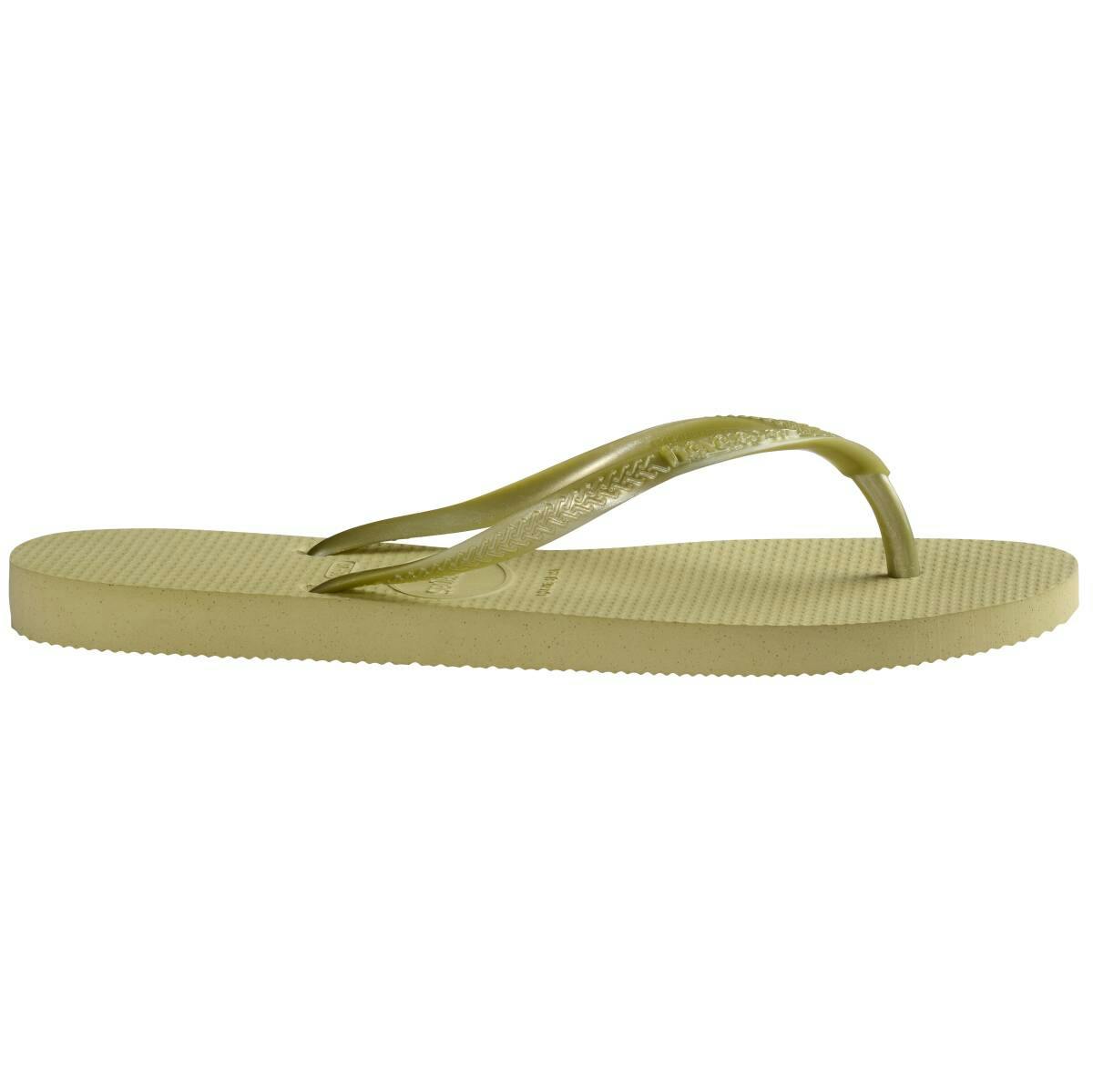 Slim Metallic Thongs