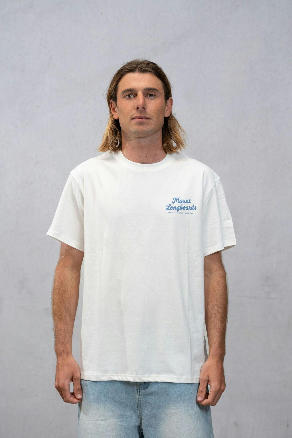 Longboards Store Tee - White