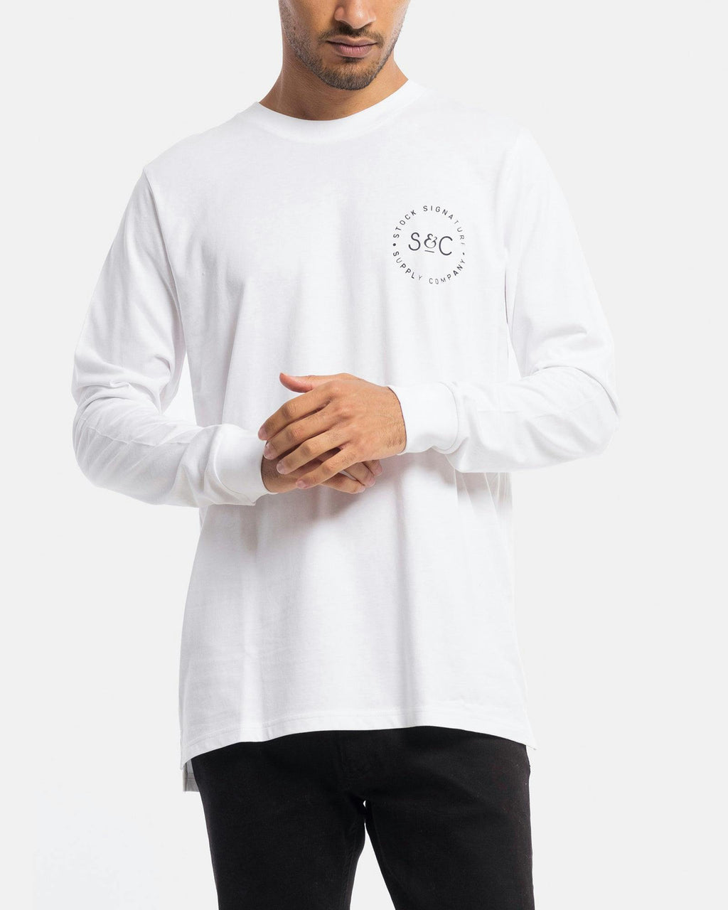 Stamped Signet Long Sleeve Tee