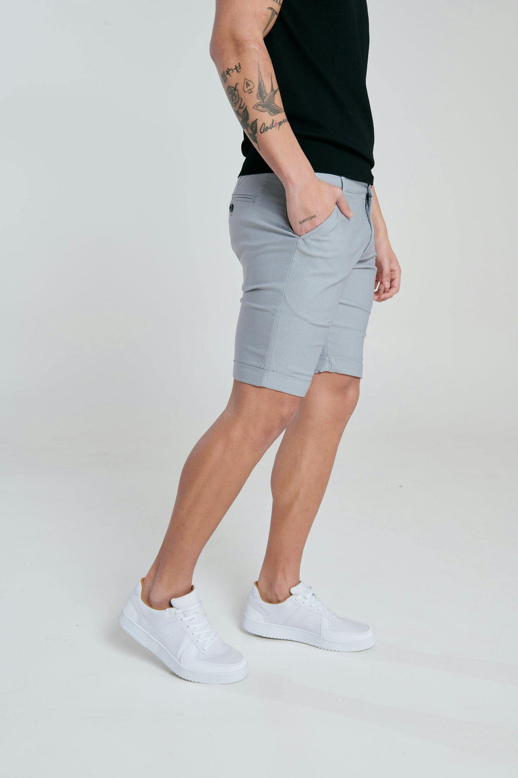 CARDIFF Grey Pant Short