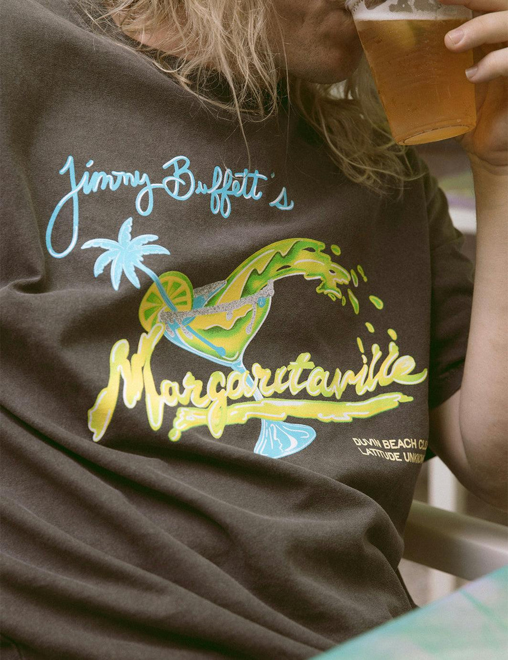 Duvin x Margaritaville Please Return Tee - Black