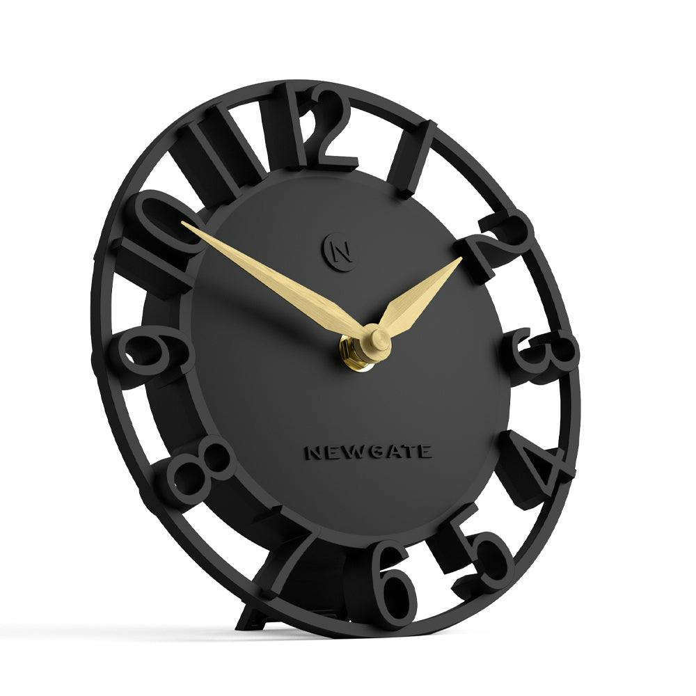 Newgate Timewarp Mantel Clock-Black