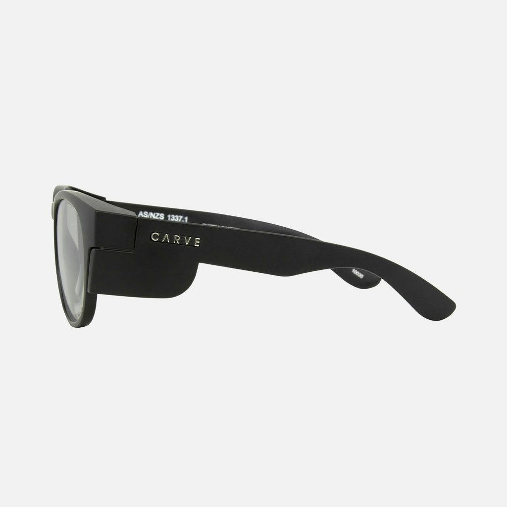 Chippy - Safety Matt Black Frame - Photochromatic Clear Grey Lens