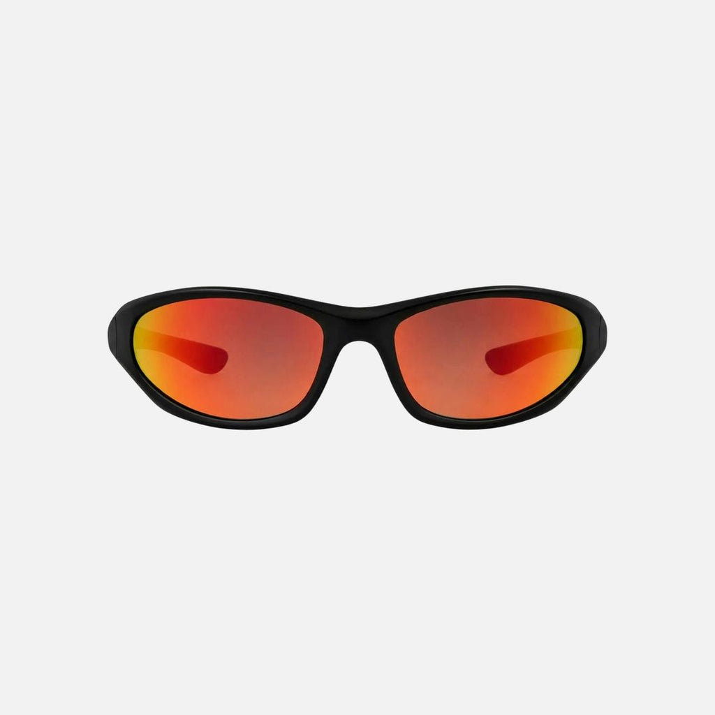 VERT MATTE BLACK FRAME WITH RED IRIDIUM LENS