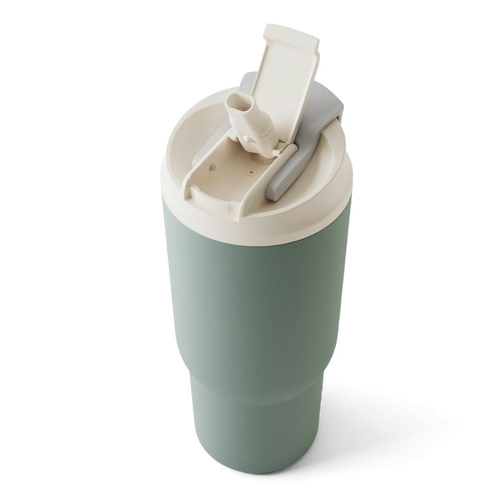 Monbento Travel Mug L - Green Natural