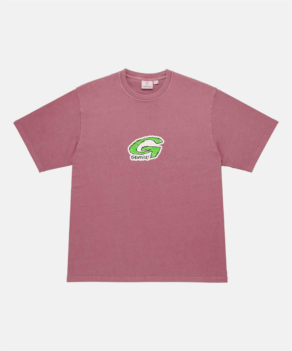 Gramicci G Scribble Tee in Red Pigment