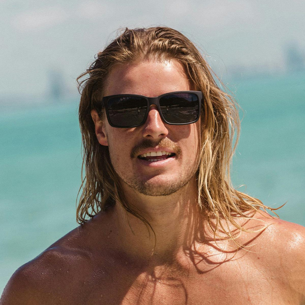 The Island - Matt Black Frame Sunglasses