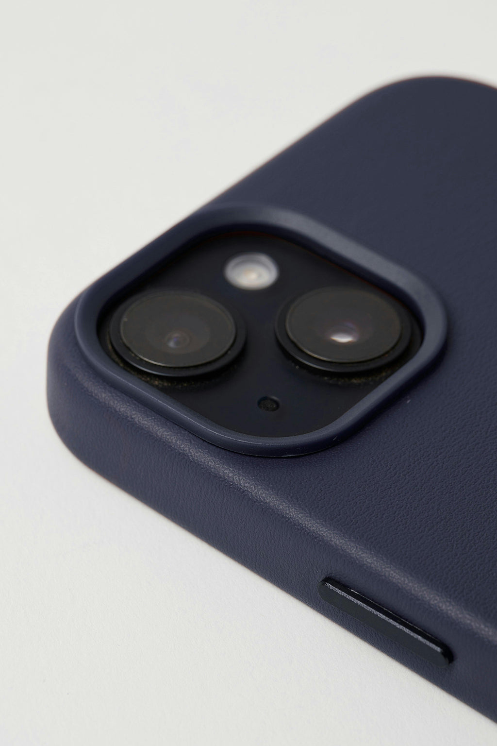 Vegan Leather iPhone 14 Case | Midnight