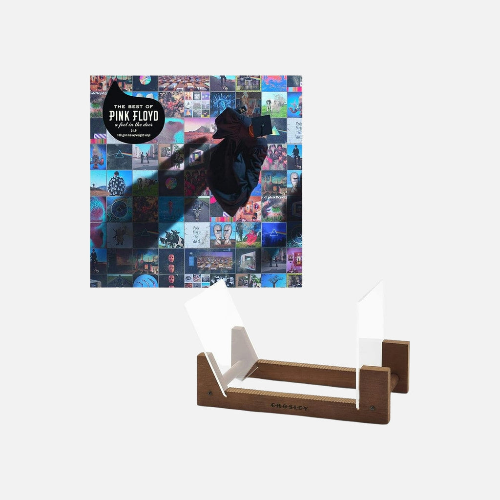 Pink Floyd The Best Of Pink Floyd: A Foot In The Door Vinyl Album & Crosley Record Storage Display Stand