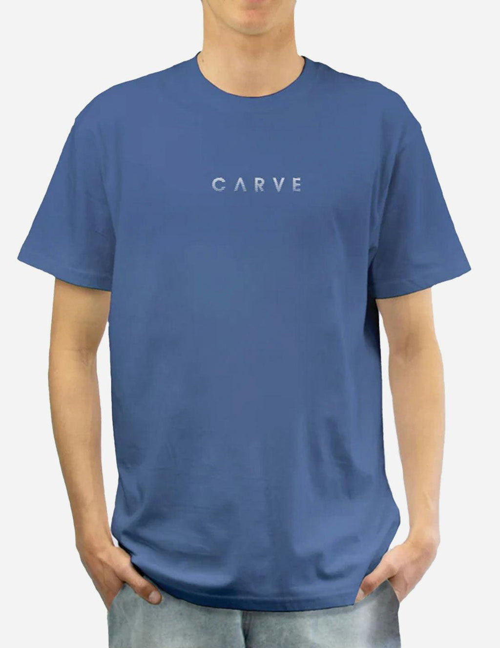 EXILE - Men's Oversized Short Sleeve Tee - Indigo