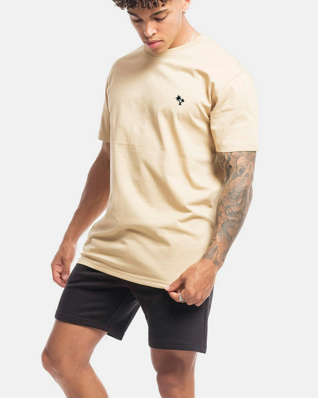 Palm Embroidery Tee