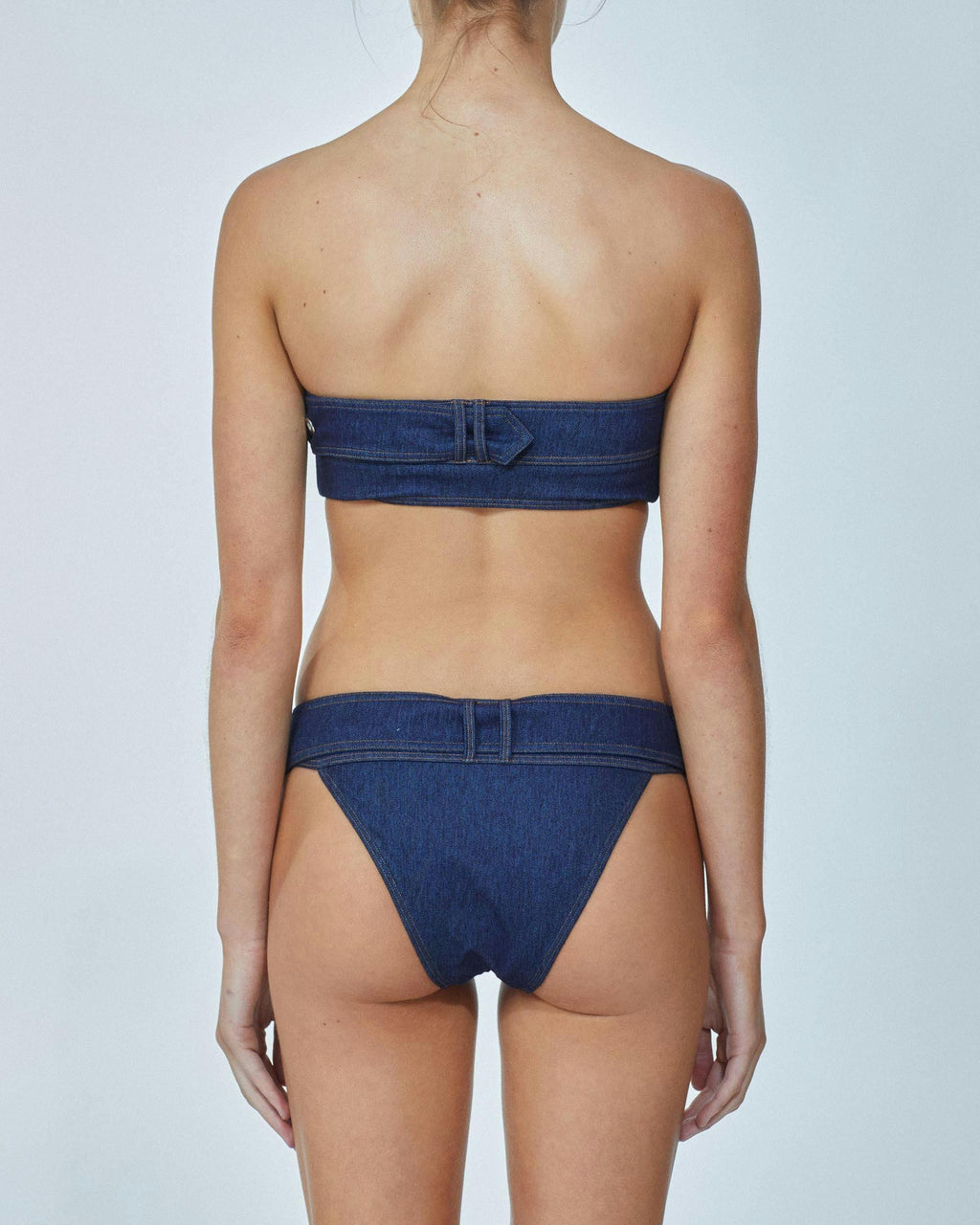 THE BUCKLE BANDEAU TOP - HOT ROD