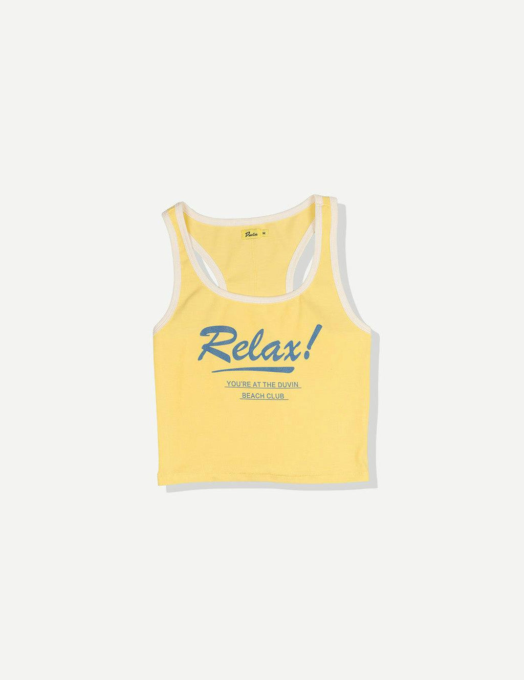 Relax Ribbed Tank - Butter