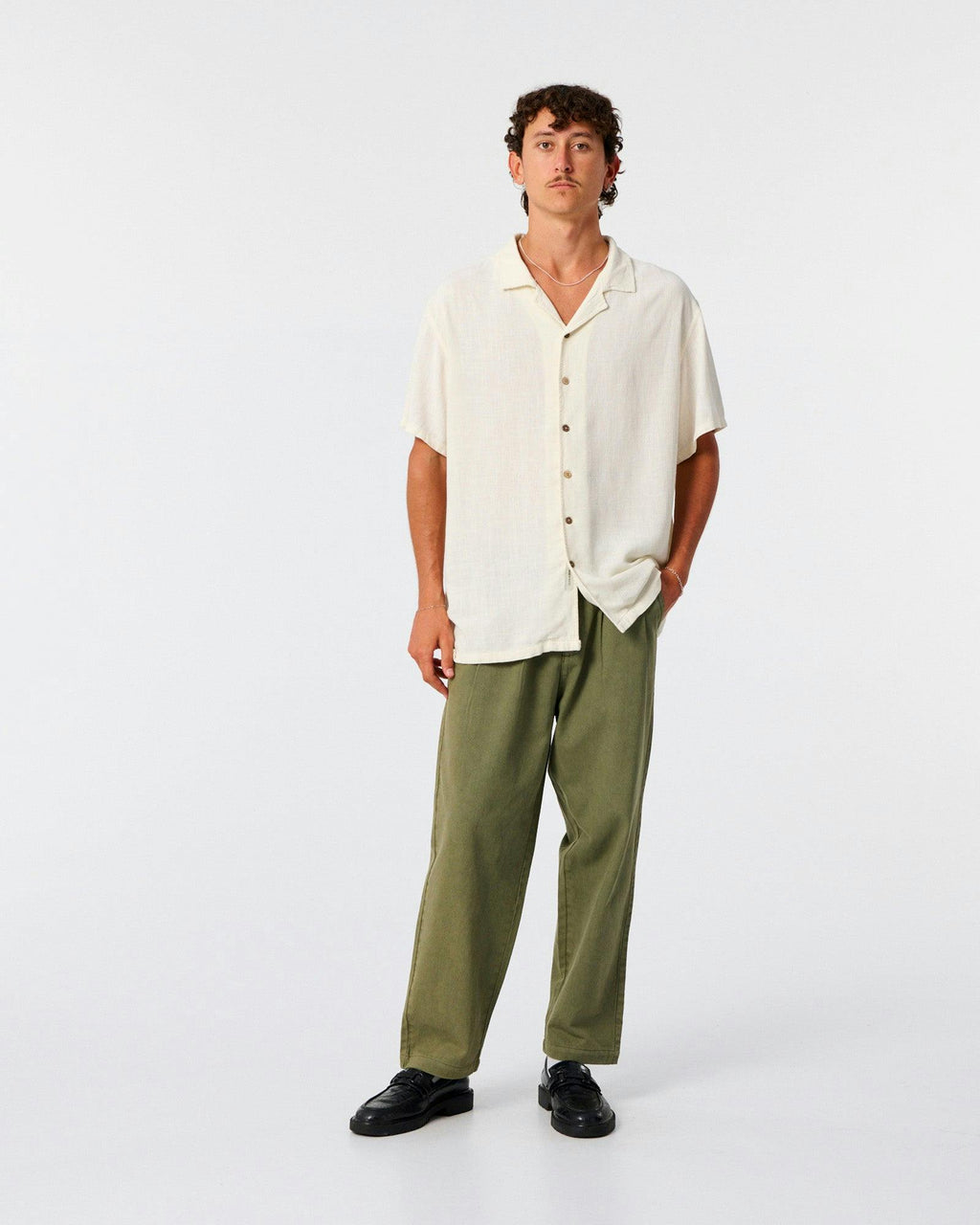 Ernie Resort Shirt - Ecru