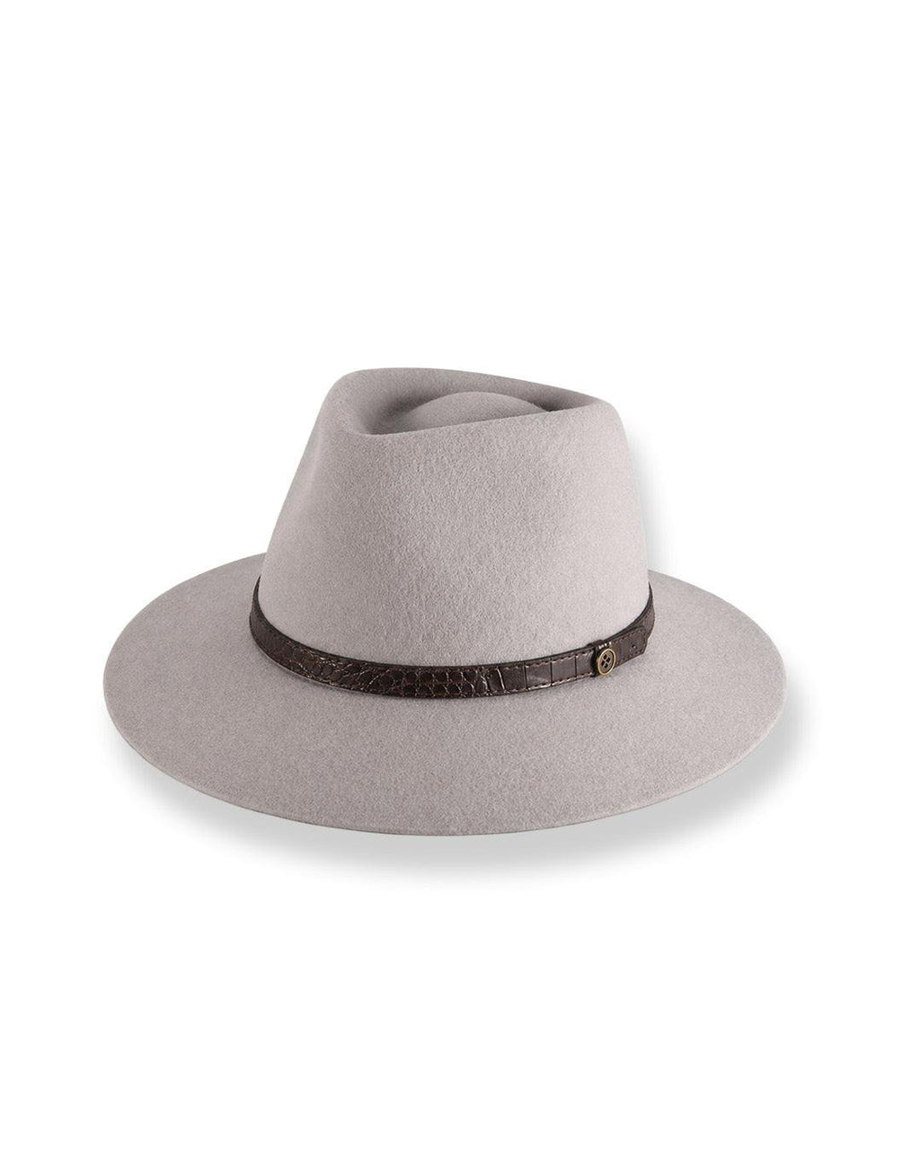 THe DiNgo Felt Hat- Grey