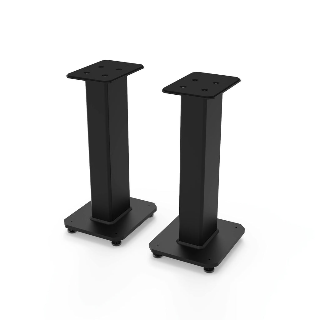 Kanto SX22 22" Tall Fillable Speaker Stands with Isolation Feet - Pair, Black