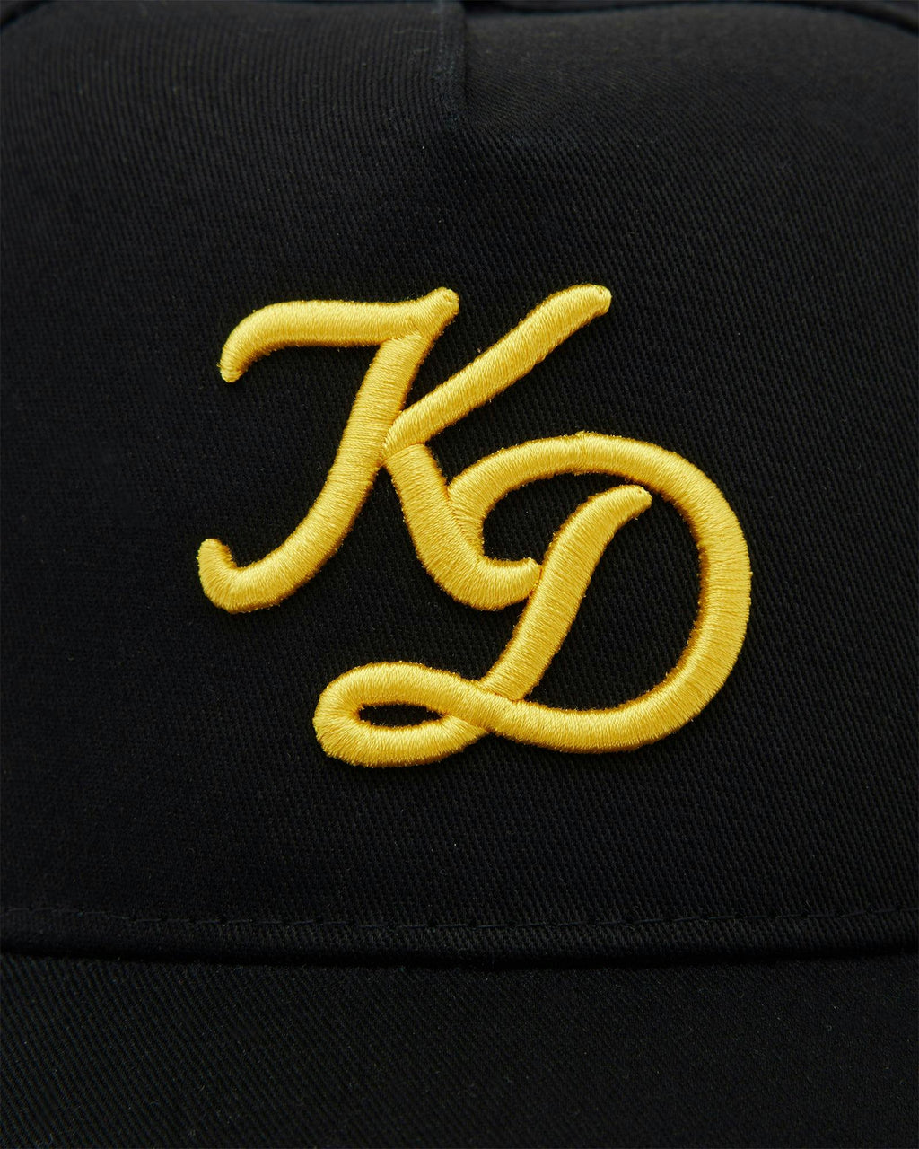 "KD" A-Frame Hat - Black Gold