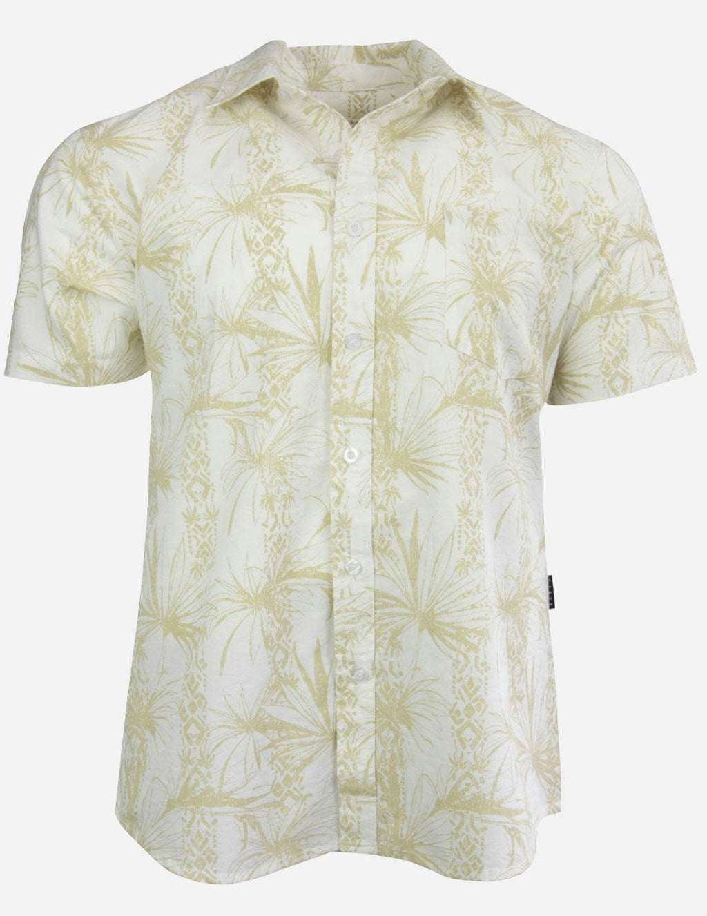 Pantropical - Hulks Short Sleeve Button Up Shirt - White