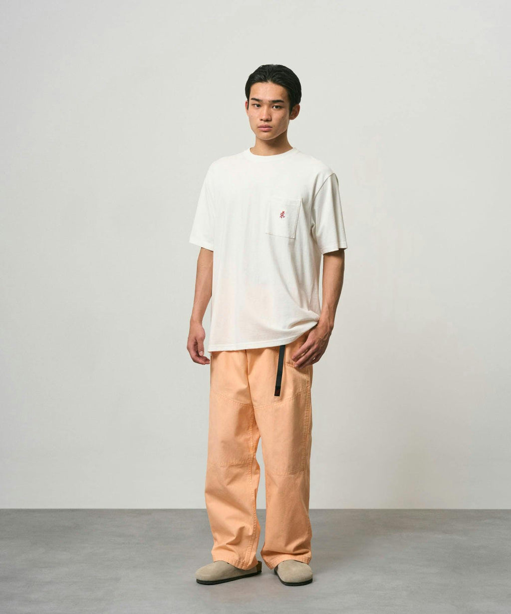 Gramicci One Point Pocket Tee in White