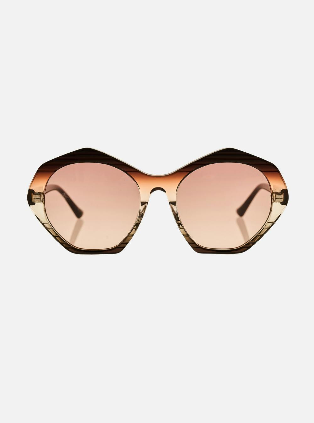 CYMBAL Brown Orange Fade | Rose Gradient Bio Lens