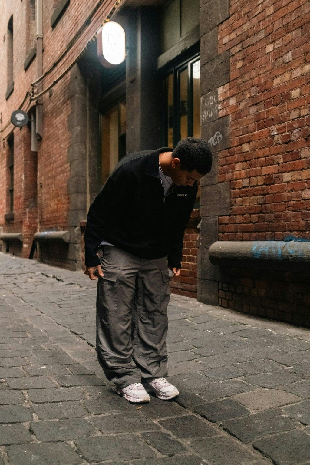 Pit Crew Cargo Pants - Grey