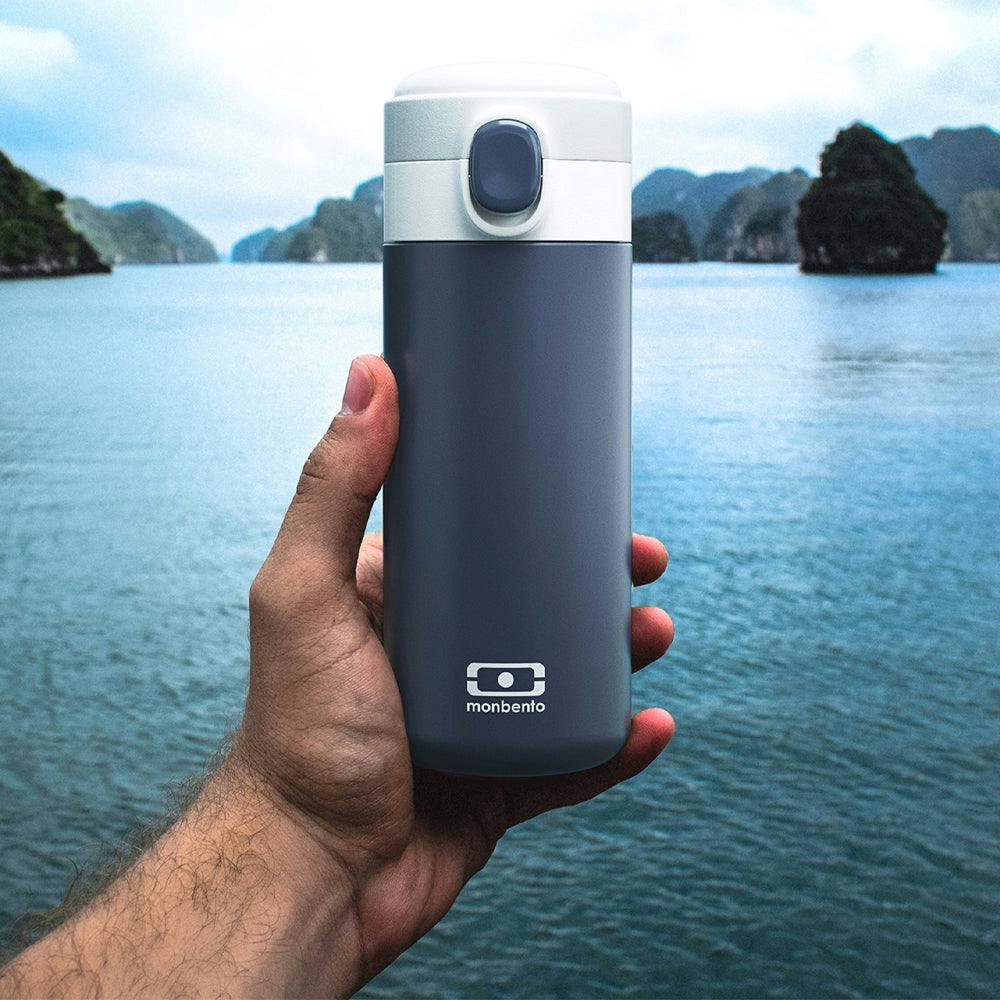 Monbento Mb Pop Insulated Bottle - Blue Infinity