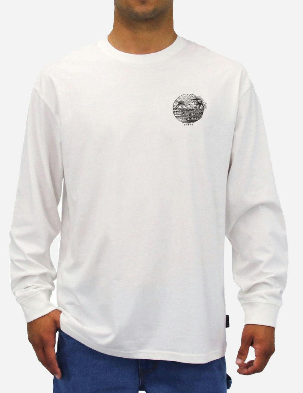EVENTIDE - Men’s Long Sleeve Tee - White