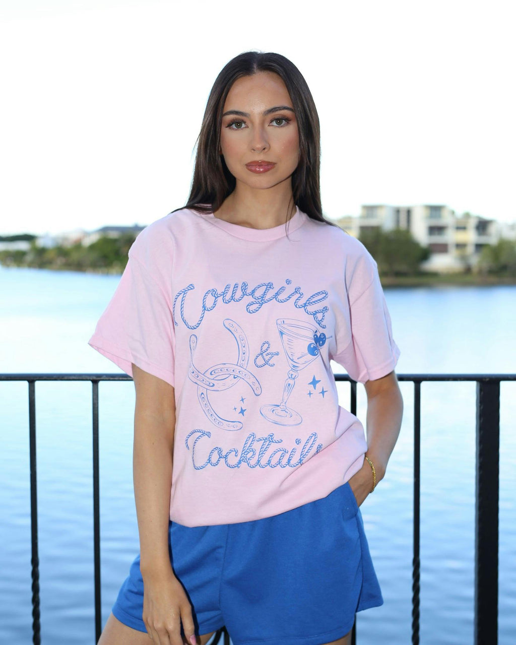 Cowgirls & Cocktails Tee