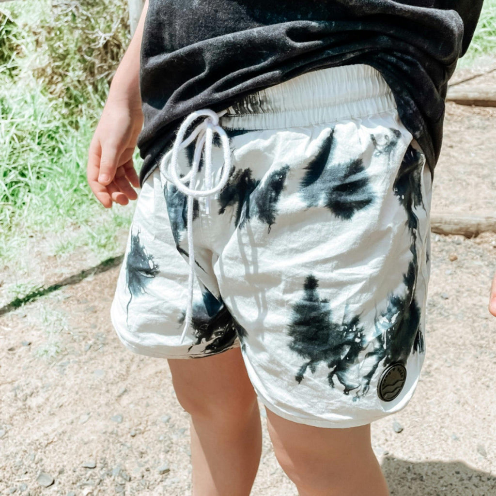Tie Dye Kids Beach Shorts