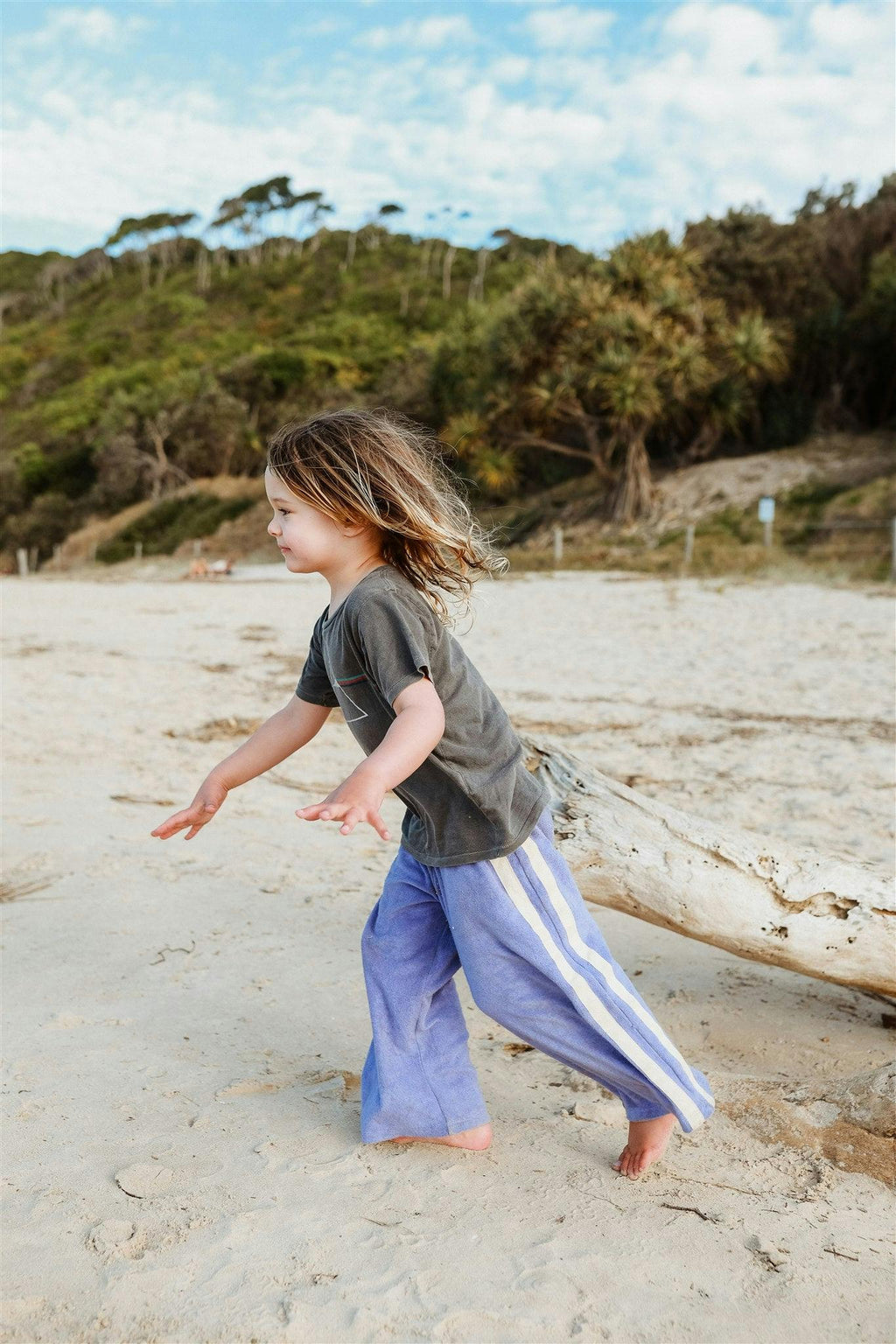 Mini Terry Pant in Lavender