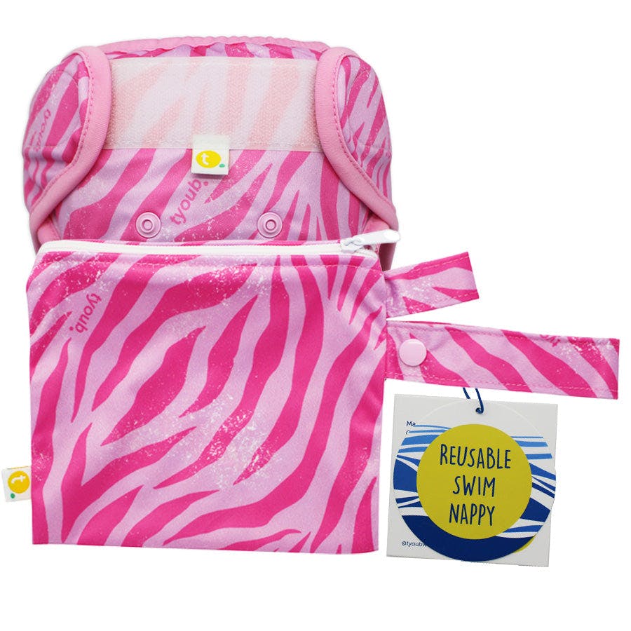 Tyoub Adjustable Reusable Swim Nappy and Wet Bag