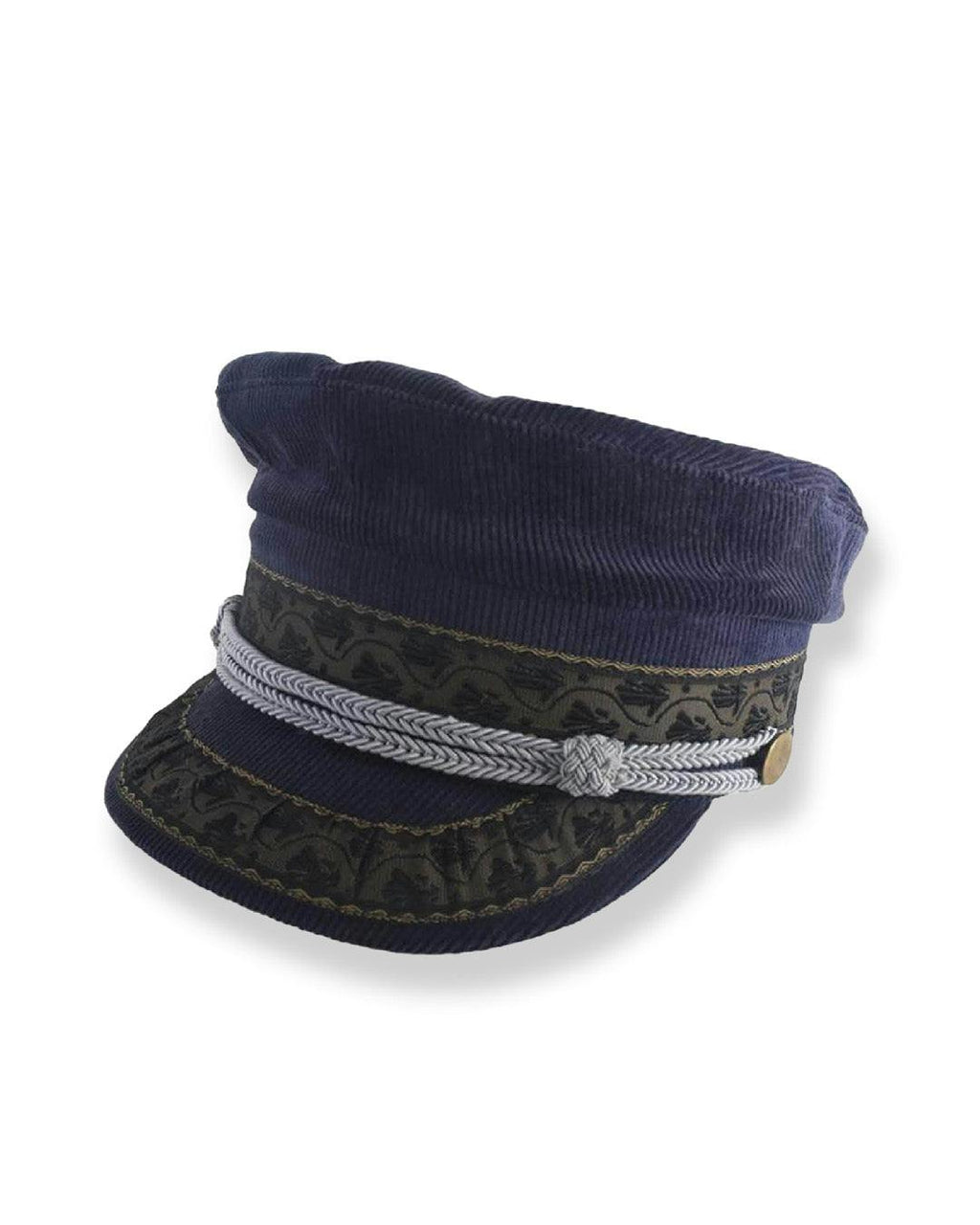 The Naomi Cap - Navy Cordoroy