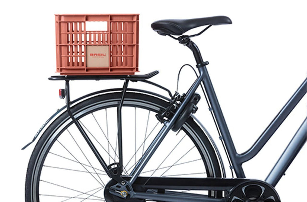 Bicycle Crate 1.5L Small Recycled Synthetic Terra Red