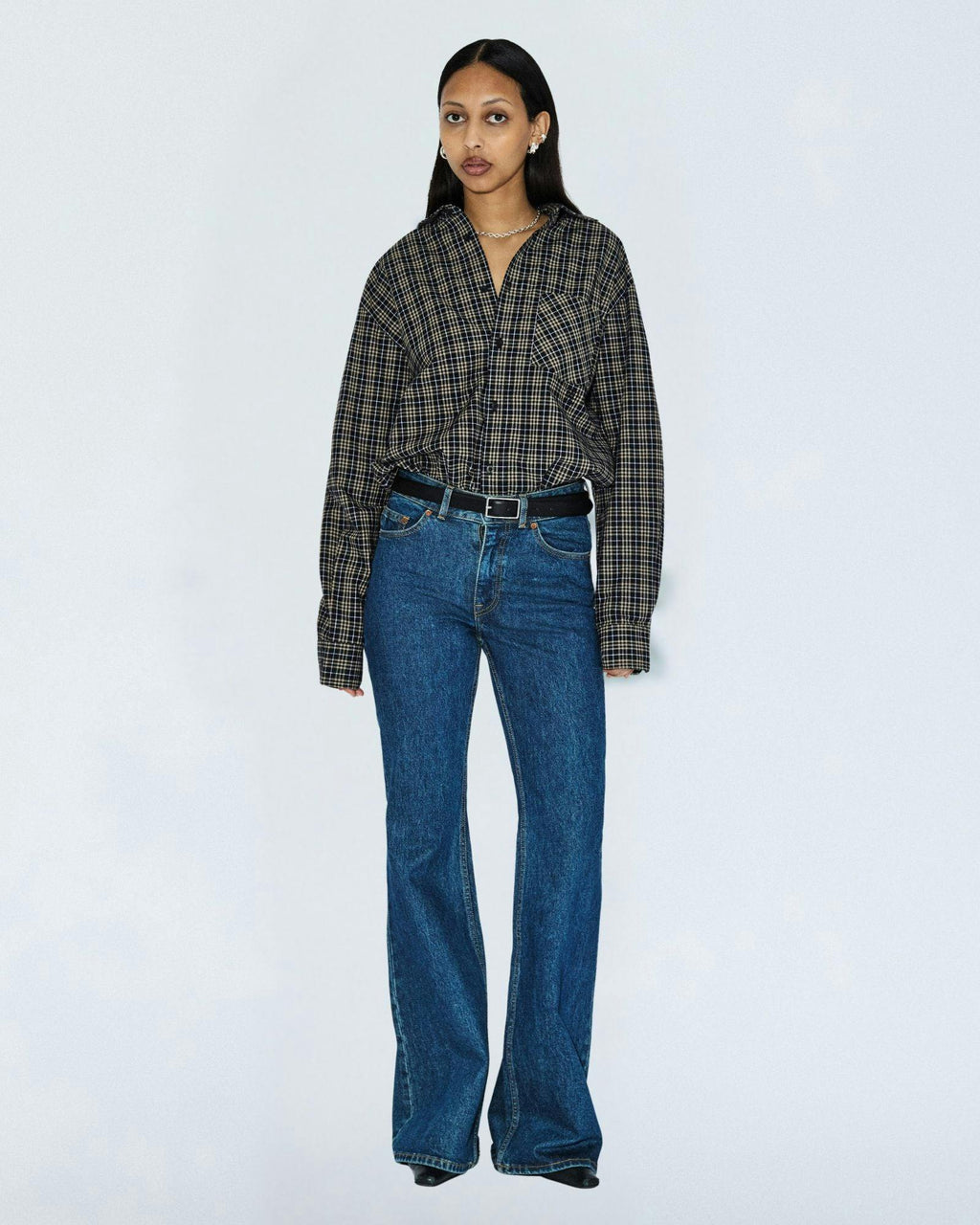 Wes Shirt - Black Summer Check