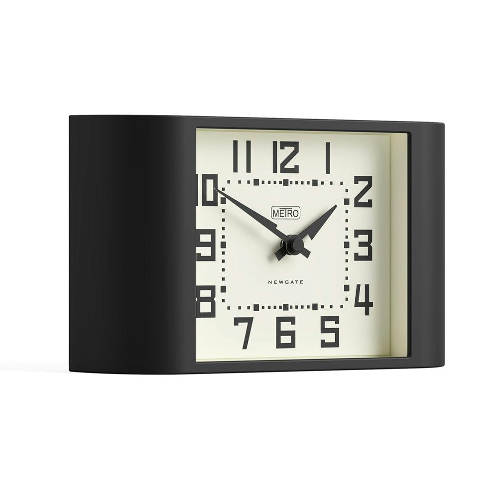 Newgate Mini Metro Mantel Clock-Black